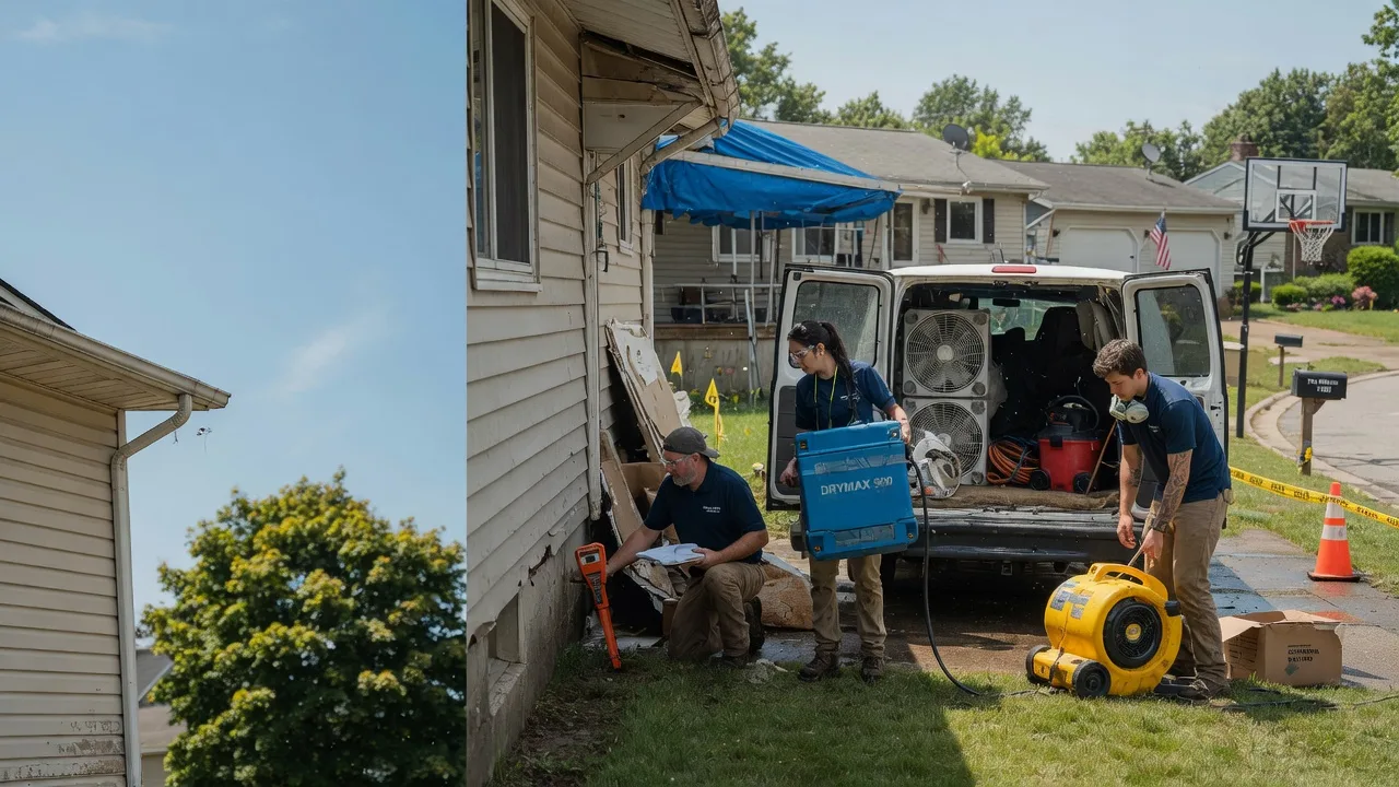 Ceiling Leak Cleanup in Nashotah, WI near me