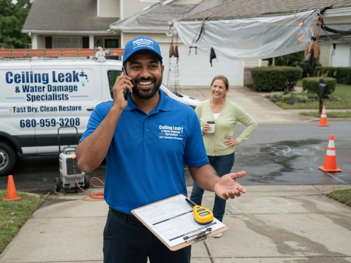 Ceiling Leak Cleanup Nashotah, WI FAQs